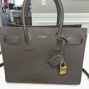 YSL Sac Du Jour Baby in grained leather